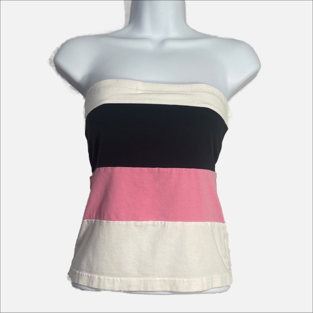 Color block Strapless tube top | Size Small - Picture 2 of 5